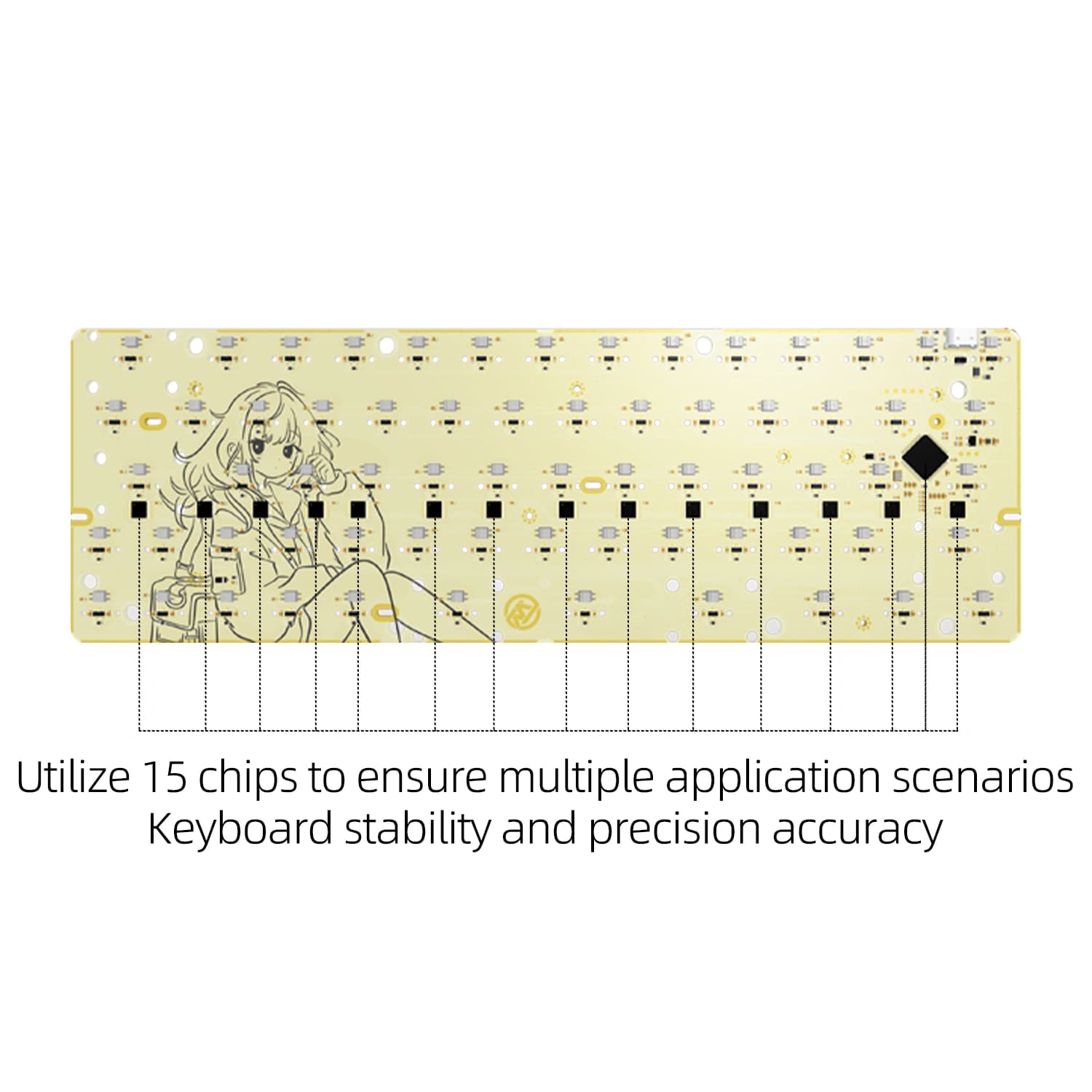 Sikakeyb Castle HM66 66 Key %60 Magnetic Keyboard - Product Description 4