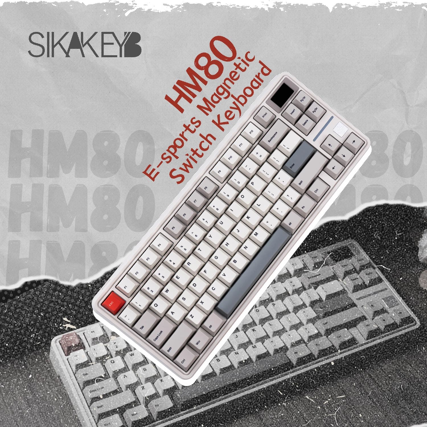 Sikakeyb Castle HM80 82 Key %80 Magnetic Keyboard - Product Description 2